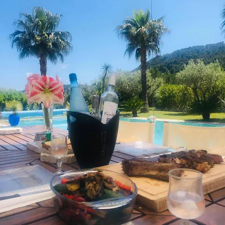 location Villa avec piscine chauffée Le Castellet  Extérieur photo